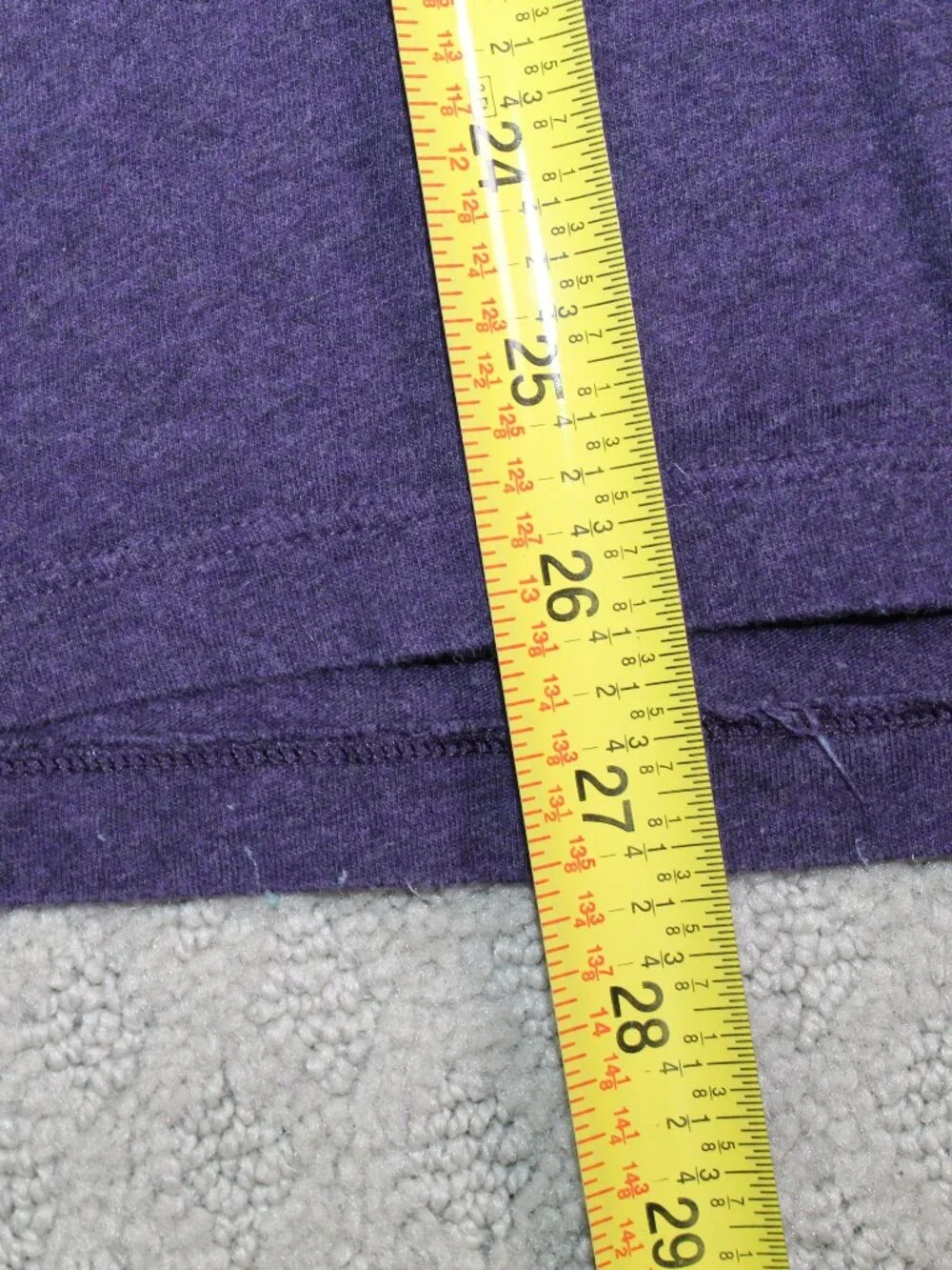 Banana Republic Size XL 100% Cotton Purple Crew Neck Short Sleeve T-shirt